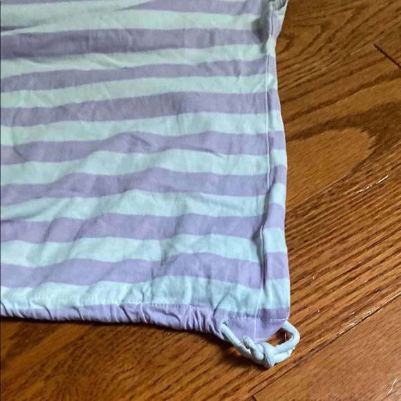 Striped Purple and White Kids Shirt - Picture 4 of 8